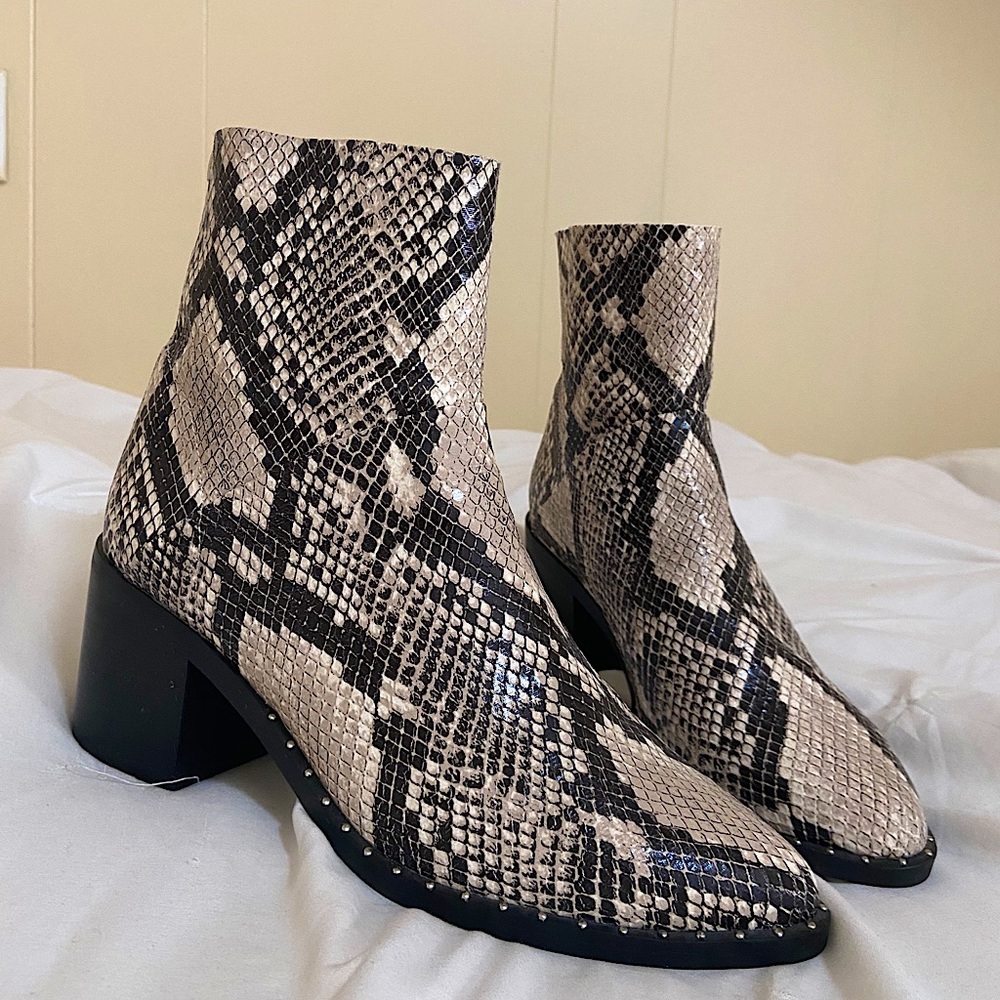 Snake Skin Booties | Treasure and Bond